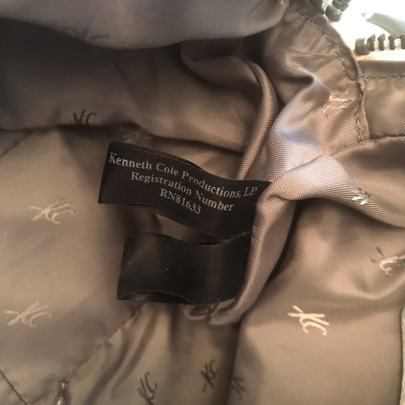 Kenneth Cole Leather Satchel - Picture 5 of 8